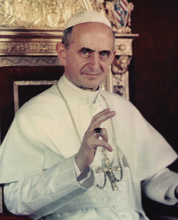 beatificazione di Papa Paolo VI nell'ottobre 2014